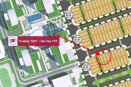 Bán Đất FPT Sát Trường ĐH FPT - 6 TỶ 1 Phù hợp xây căn hộ