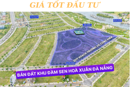 Bán Đất Đầm Sen Nam Hòa Xuân Giá Đầu Tư Sun Group